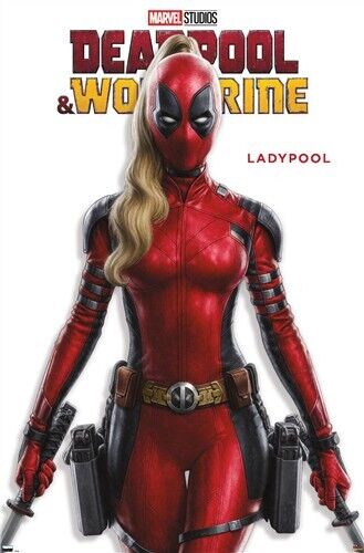 Deadpool and Wolverine Ladypool Movie Poster 22.375" x 34" NEW! Home & Garden:Home Décor:Posters & Prints Trends